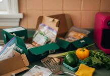 Top Meal Kit Delivery Services of 2025 Ranked by Real Users Chaotic Kitchen Counter: Unpacked Meal Kits, Spatula, and a Yellow Sock